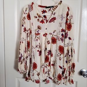 Long Sleeve Max Jeans Blouse - Medium